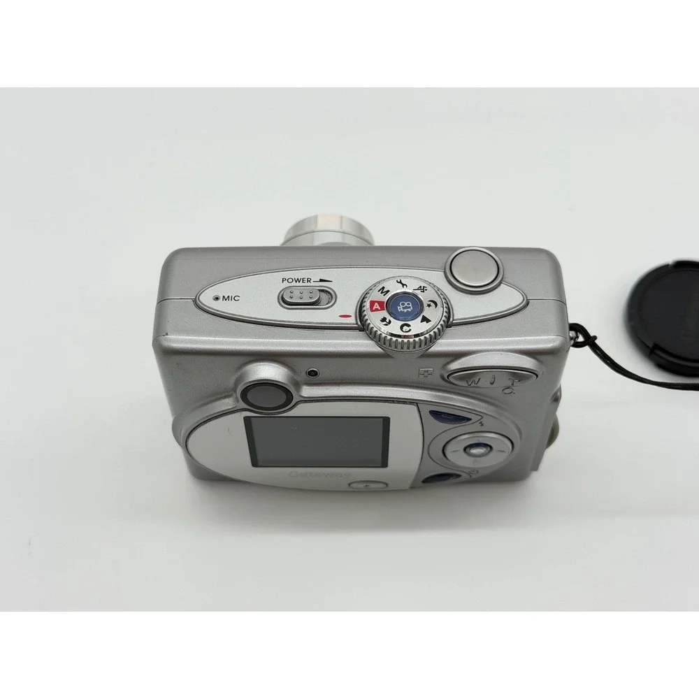 Gateway DC-M42 Digital Camera Silver 4.1MP 3X Optical Zoom Vintage Y2K Digicam